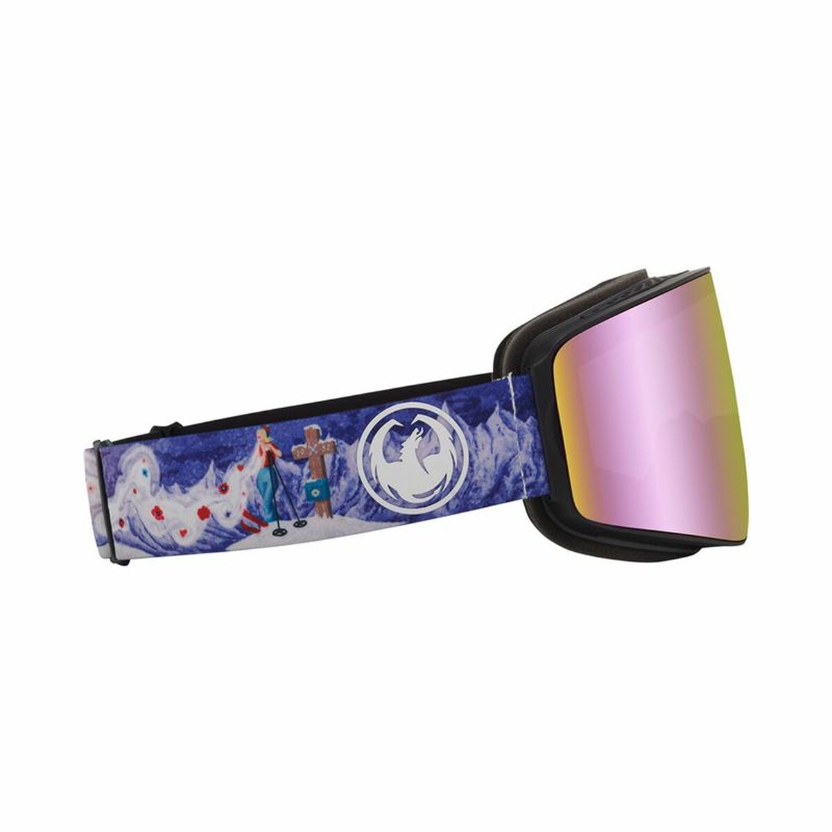 Ski goggles Snowboard Dragon Alliance Pxv Black Multicolour