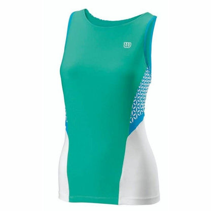 Tanktop, Women's Wilson Glamour Green Reversible Tennis Blue