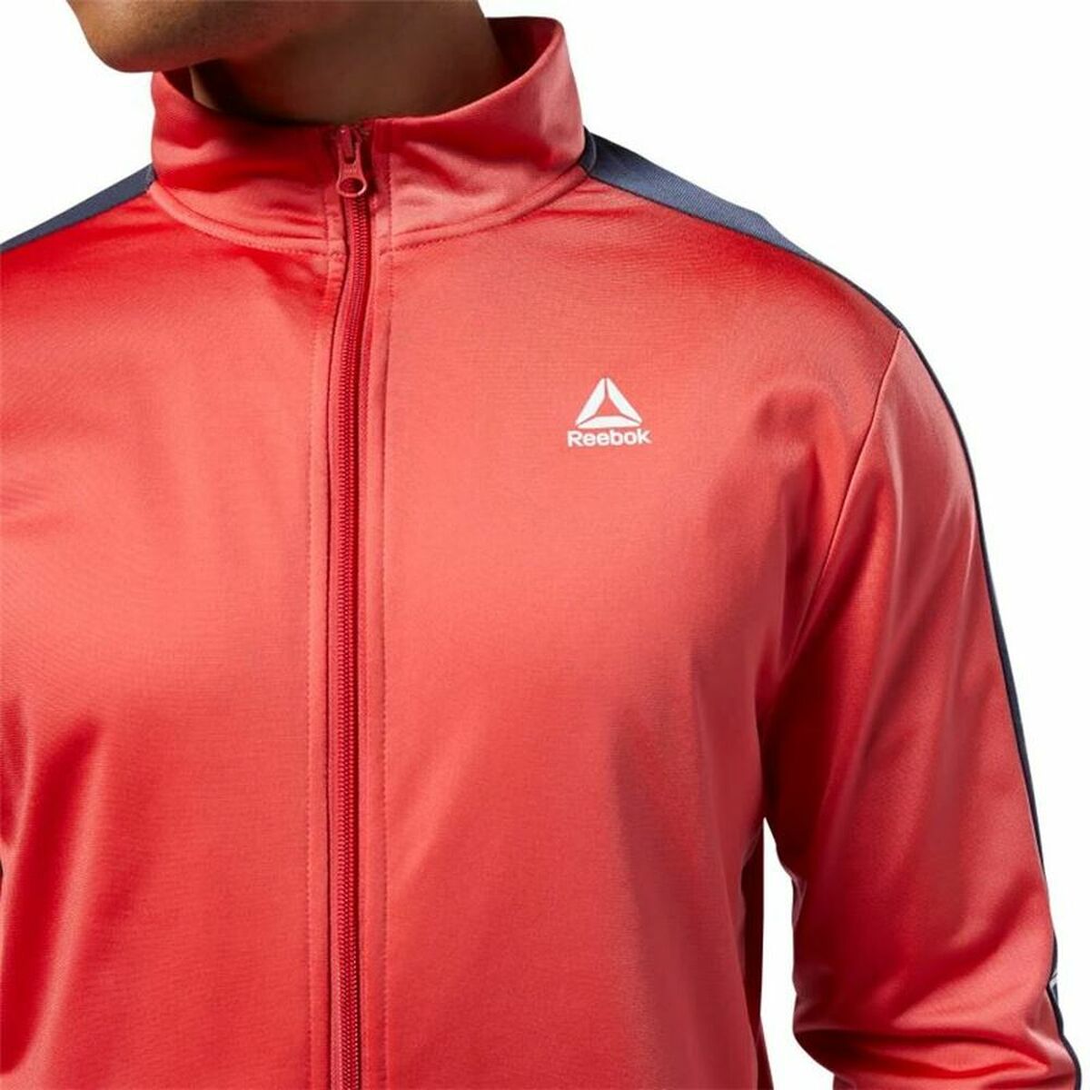 Men's Reebok Essentials Linear Training Jacket Red