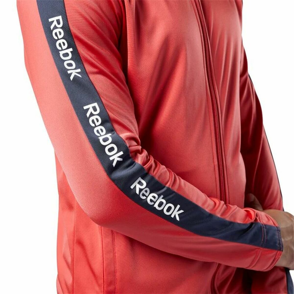 Men's Reebok Essentials Linear Training Jacket Red