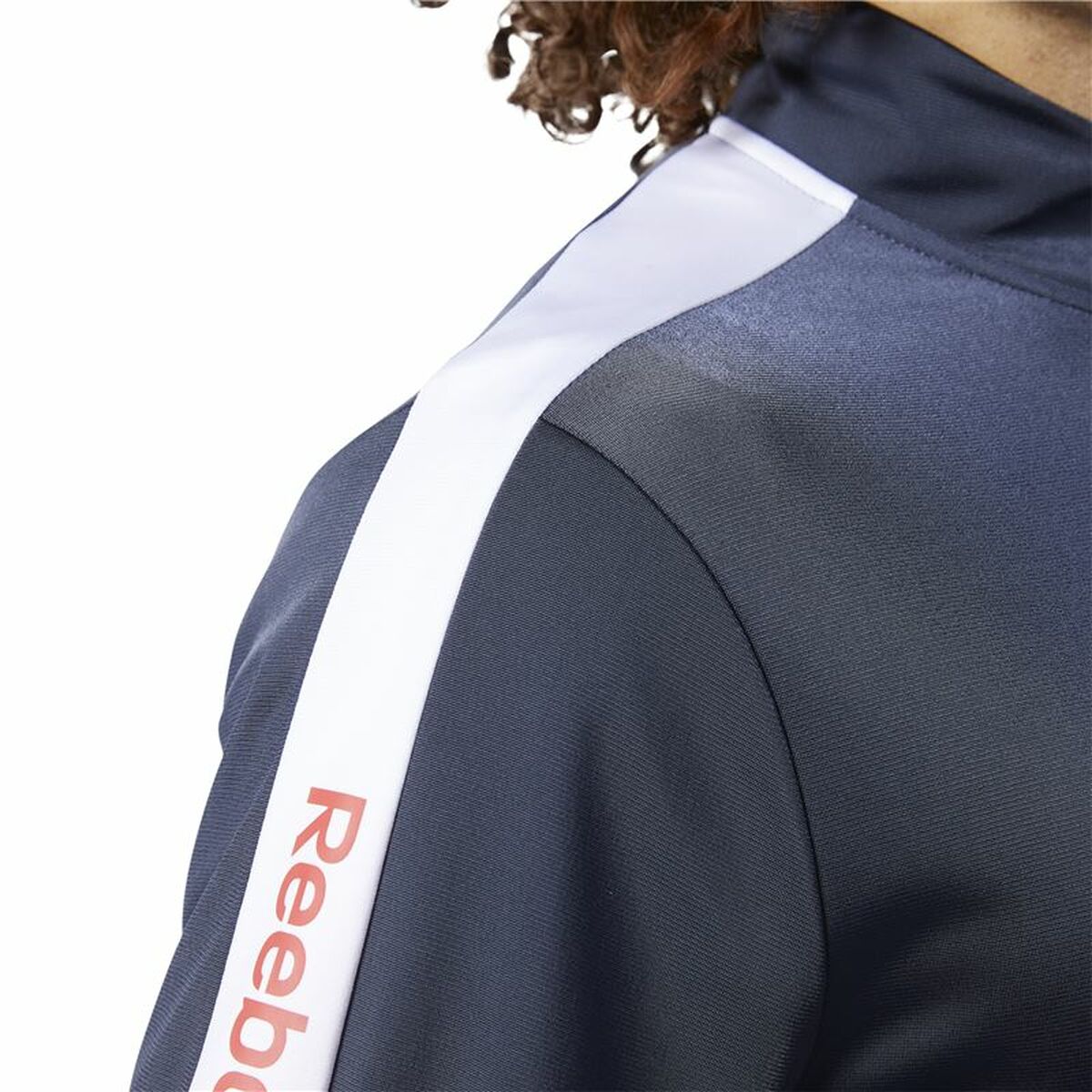 Men's Reebok Essentials Linear Logo Training Jacket Dark Blue