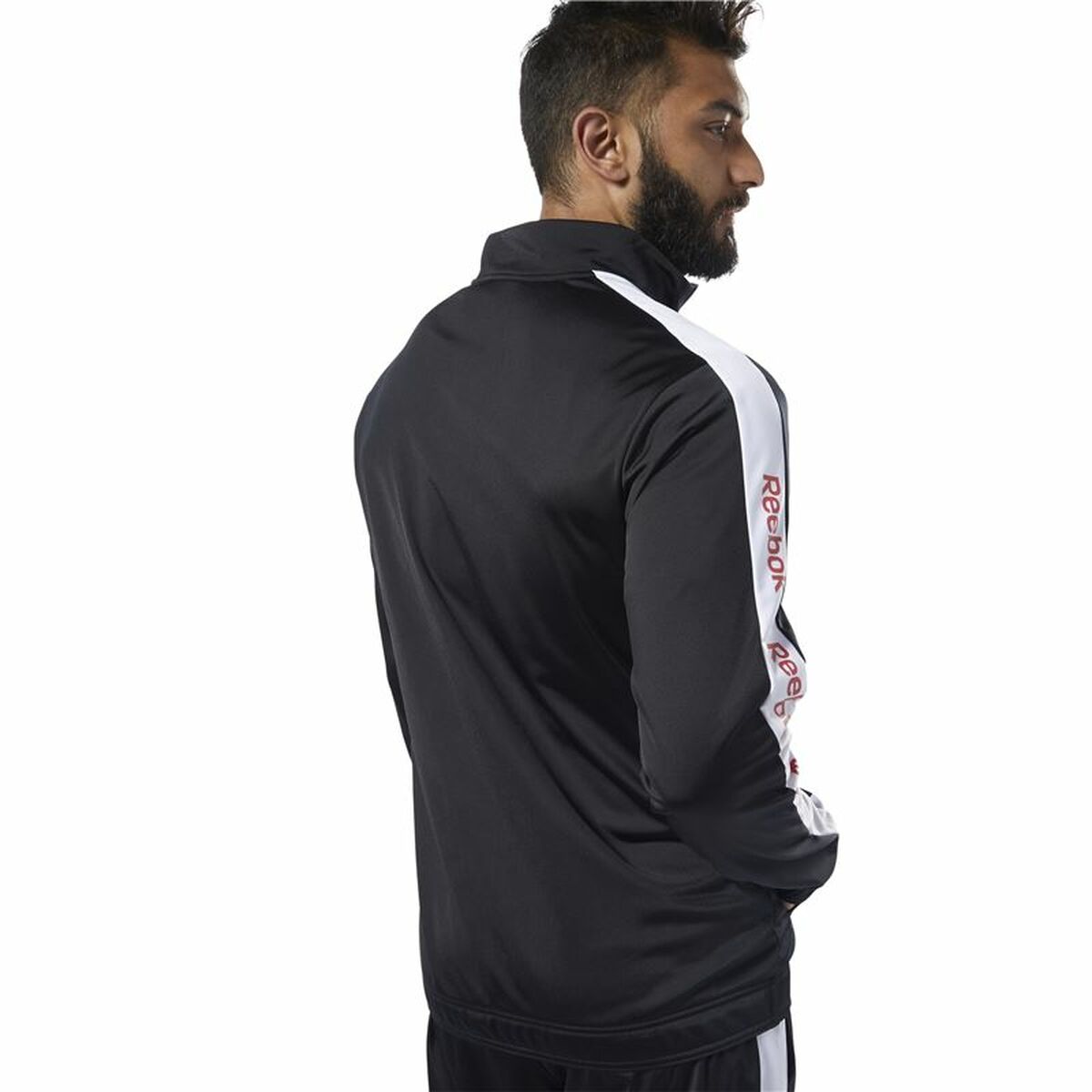 Men's Reebok Essentials Linear Logo Training Jacket Black