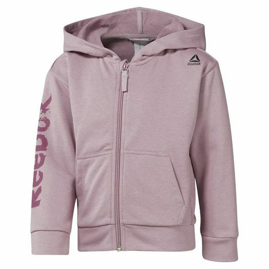 Men's Reebok Essentials Fullzip Training Jacket Purple Hooded