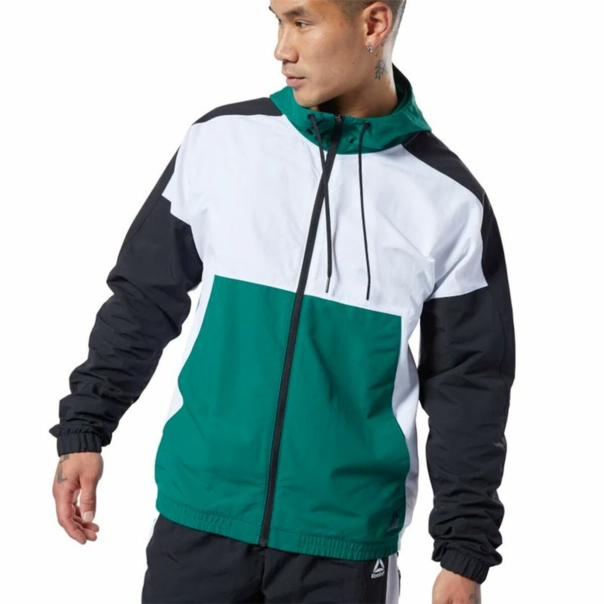 Men's Reebok Meet You There Woven Green Training Jacket