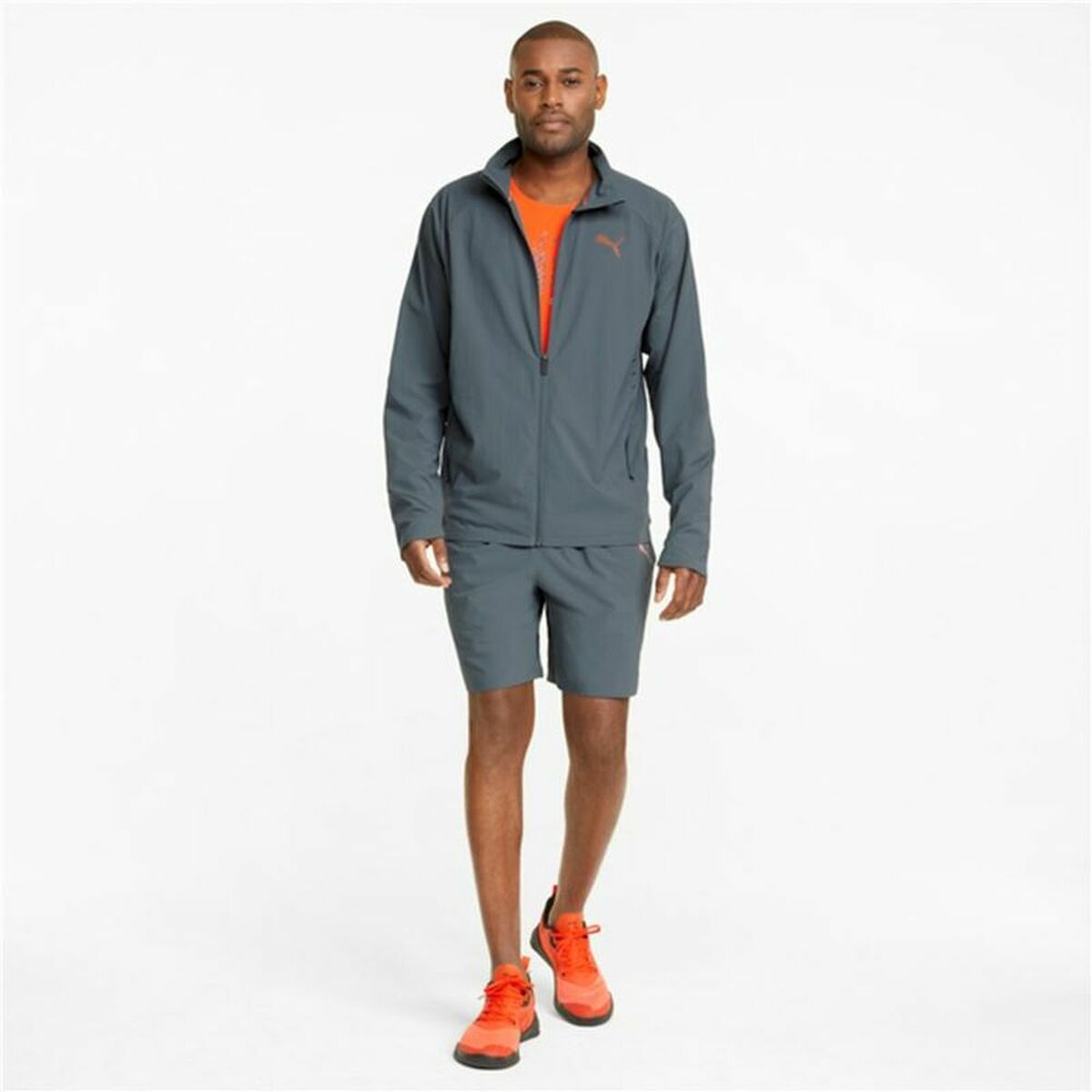 Men's Puma Train Ultraweave Training Jacket Dark Grey