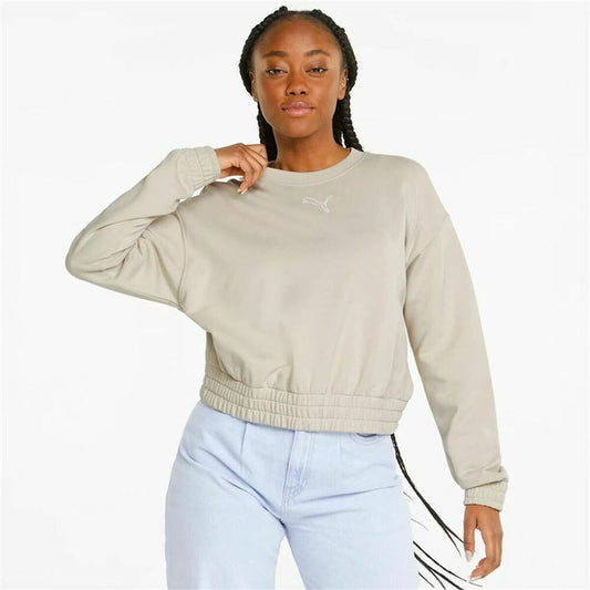 Sweatshirt Puma HER Crew Beige