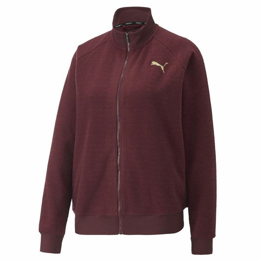 Sports Jacket, Women's Puma Fit Sherpa Dark Red