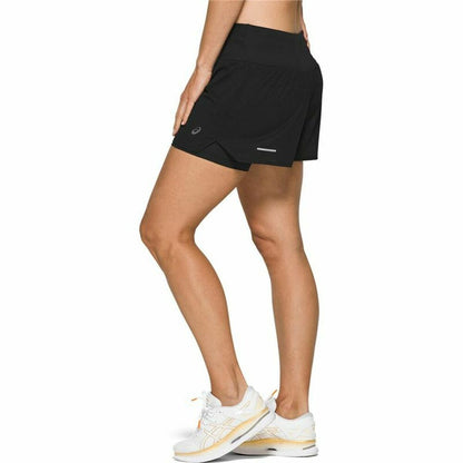 Sportshorts för kvinnor Asics Ventilate 2-N-1 Svart