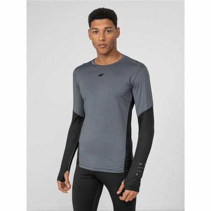 Long sleeve T-shirt Men 4F Dark grey