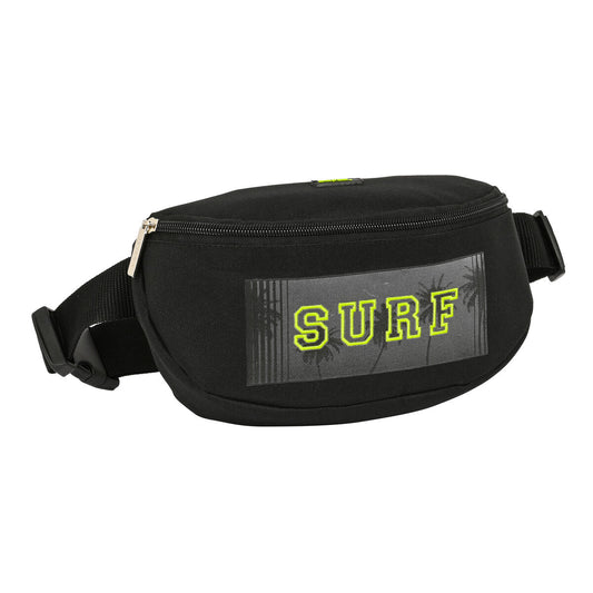 Waist bag Safta Surf Black (23 x 14 x 9 cm)