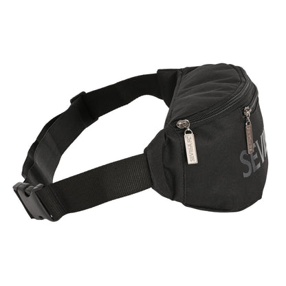 Waist bag Sevilla Fútbol Club Teen Black (23 x 12 x 9 cm)