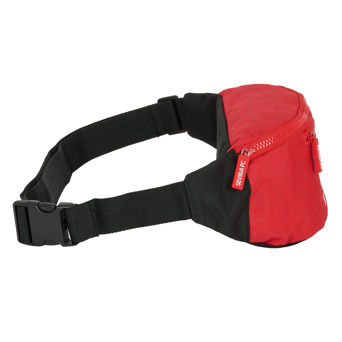 Waist bag Sevilla Fútbol Club Black Red Sporty 23 x 12 x 9 cm