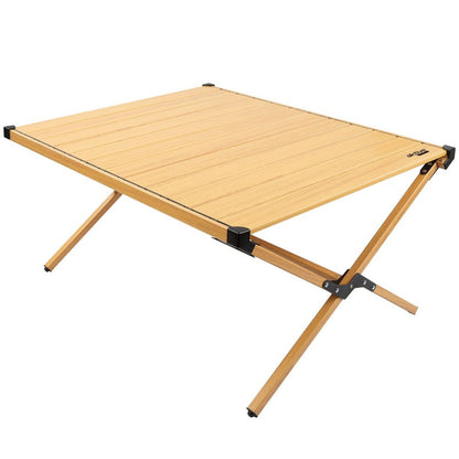 Folding table Aktive Glamping Sabana Aluminum Earth 88.5 x 43 x 70.5 cm