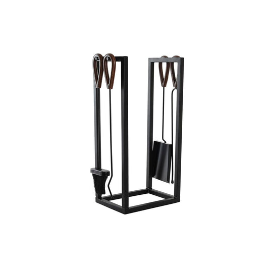 Firewood rack DKD Home Decor Steel Aluminum (20 x 38 x 60 cm)