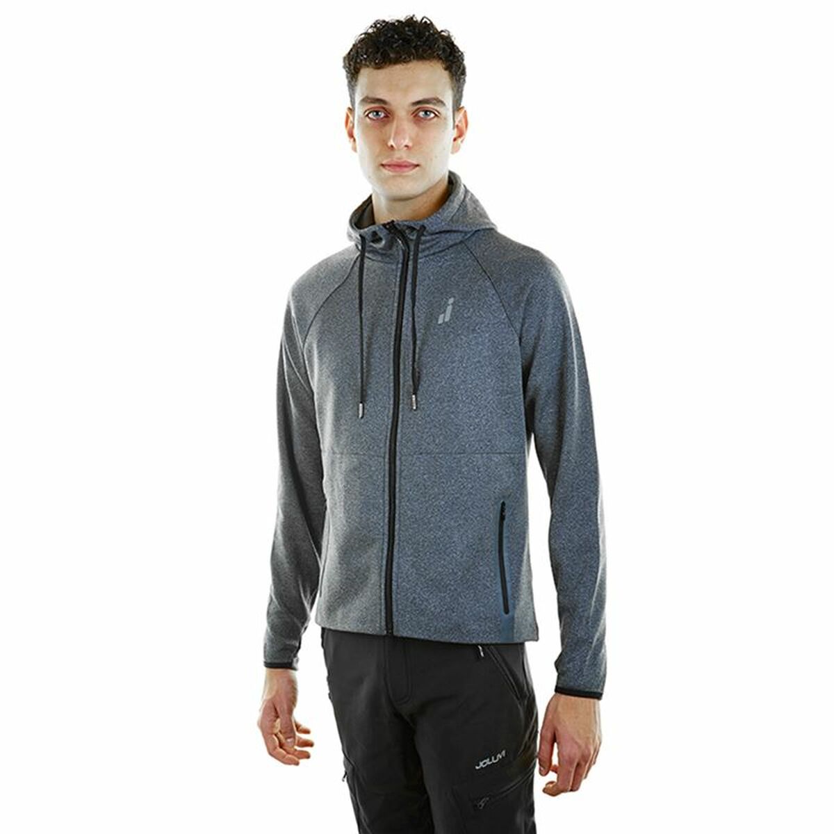 Joluvi Kross Full Men's Training Jacket Dark Grey