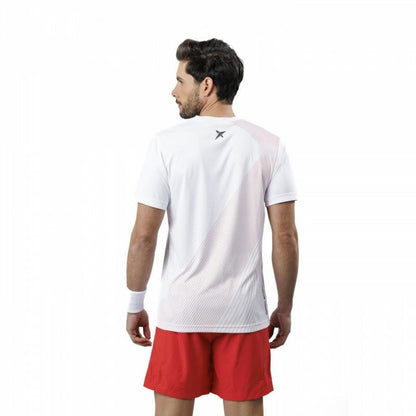 Men's Short Sleeve T-Shirt Drop Shot Airam JMD White