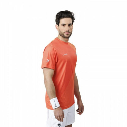 Men's Short Sleeve T-Shirt Drop Shot Airam JMD Orange