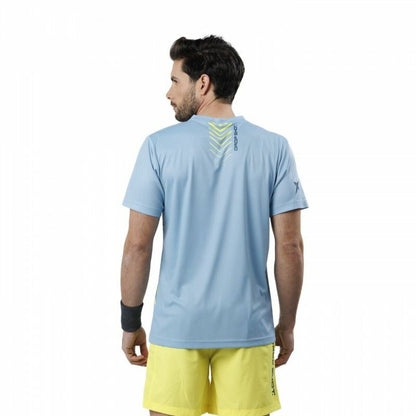 Men's Short Sleeve T-Shirt Drop Shot Bentor Lima Aquamarine