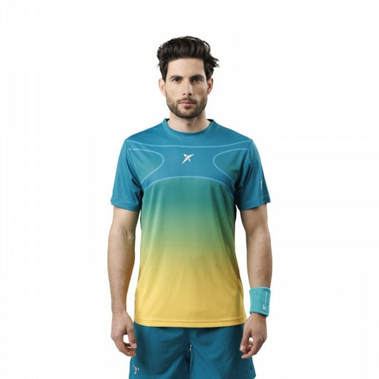 Men's Short Sleeve T-Shirt Drop Shot Alsai Campa Aquamarine