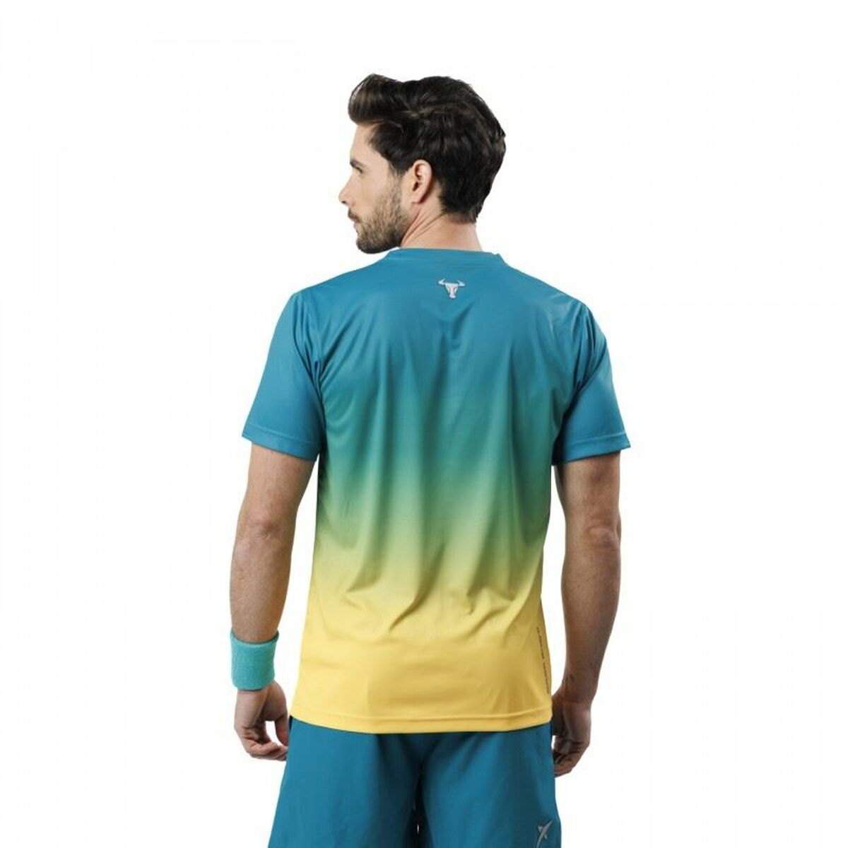 Men's Short Sleeve T-Shirt Drop Shot Alsai Campa Aquamarine