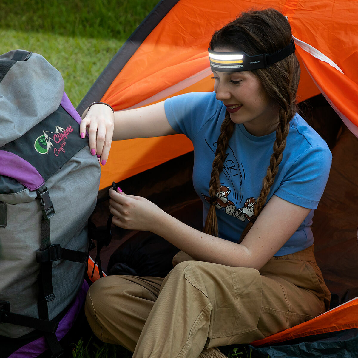 Recobright InnovaGoods Rechargeable and Adjustable LED Headlamp