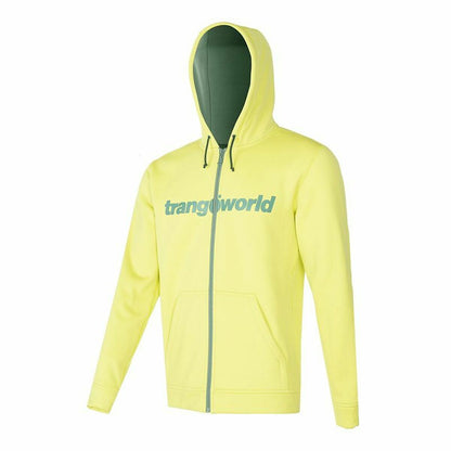 Men's Training Jacket Trangoworld Ripon With Hood Yellow