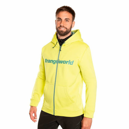 Men's Training Jacket Trangoworld Ripon With Hood Yellow