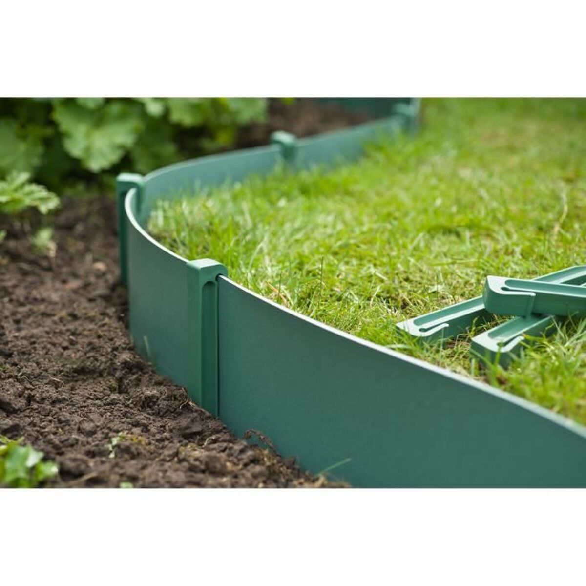 Nails for flowerbed edging Nature 6040634 Green Polyethylene Plastic