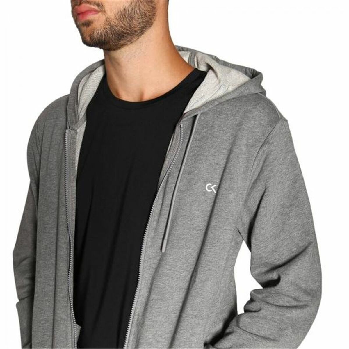 Men's Calvin Klein Billaboard Fz Track Jacket Dark Grey