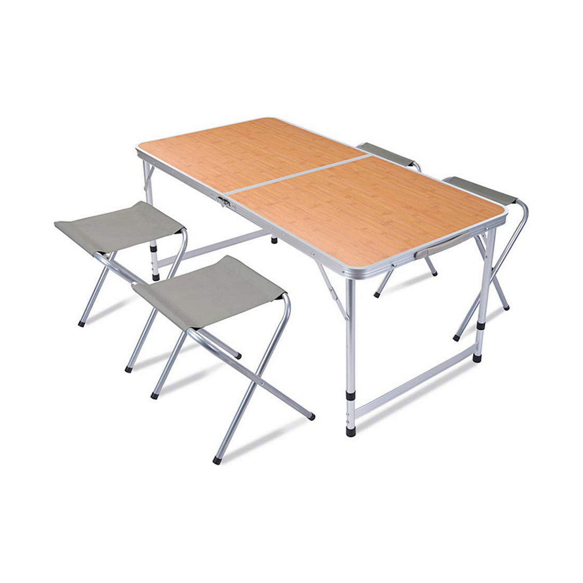 Table group with 4 chairs Redcliffs Aluminum