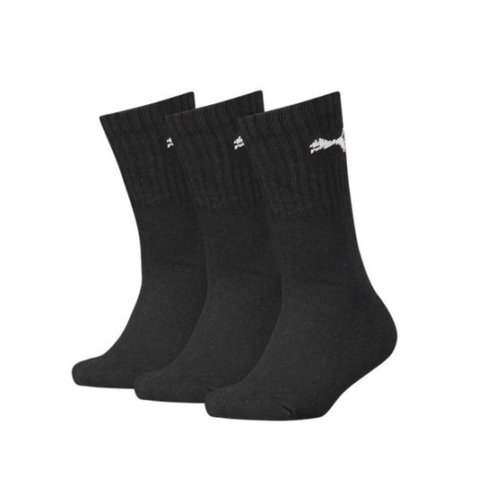 Sports socks Puma 100000965 001 Black Children (3 pairs)