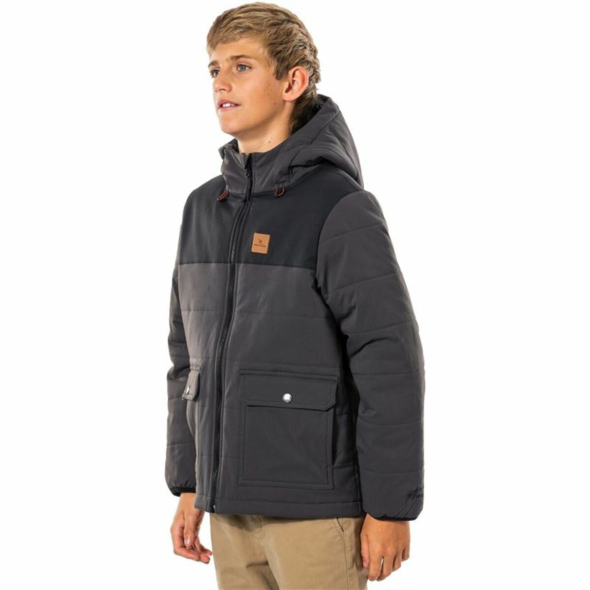 Sports Jacket, Kids Rip Curl Ridge Grey Black