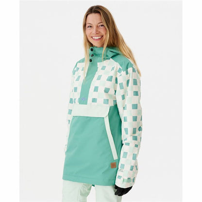 Sports jacket, Women's Rip Curl Rider Anorak Aquamarine