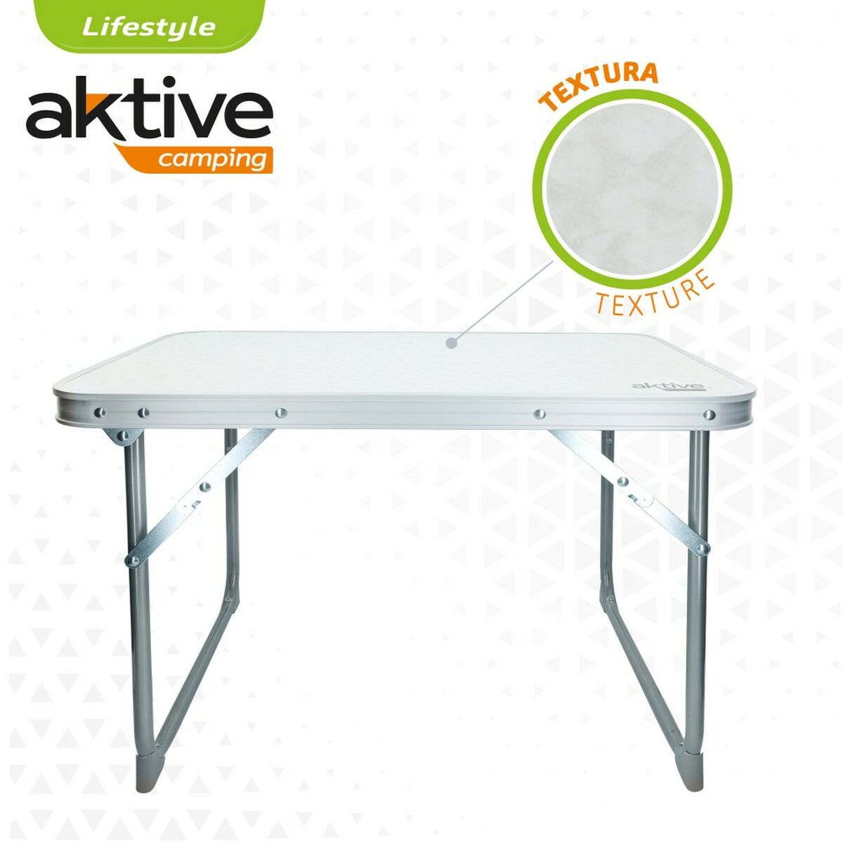 Fällbord Aktive Vit 60 x 40 x 40 cm (4 antal) finns hos Aktivcamping