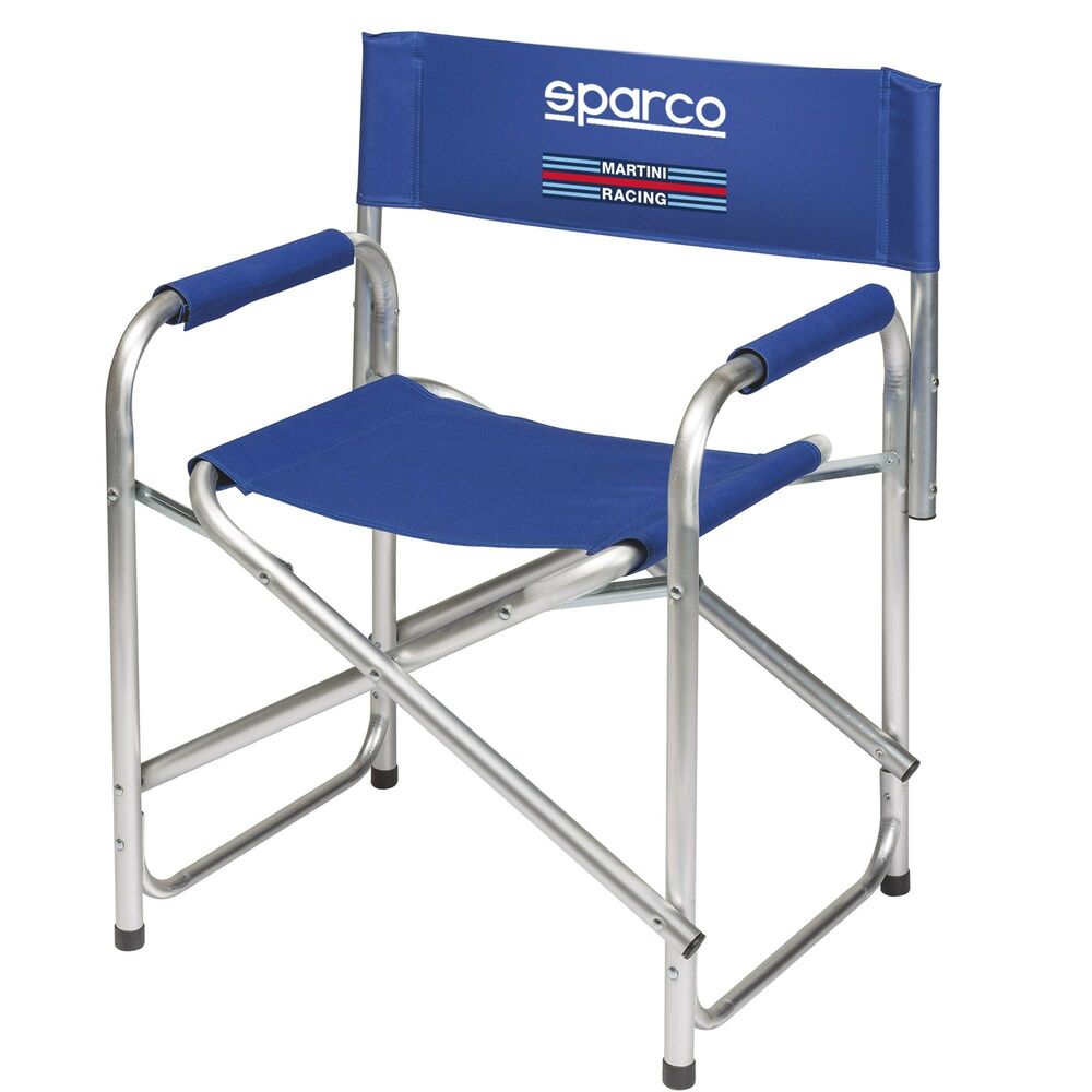 Hopfällbar Stol Sparco Martini Racing Blå finns hos Aktivcamping