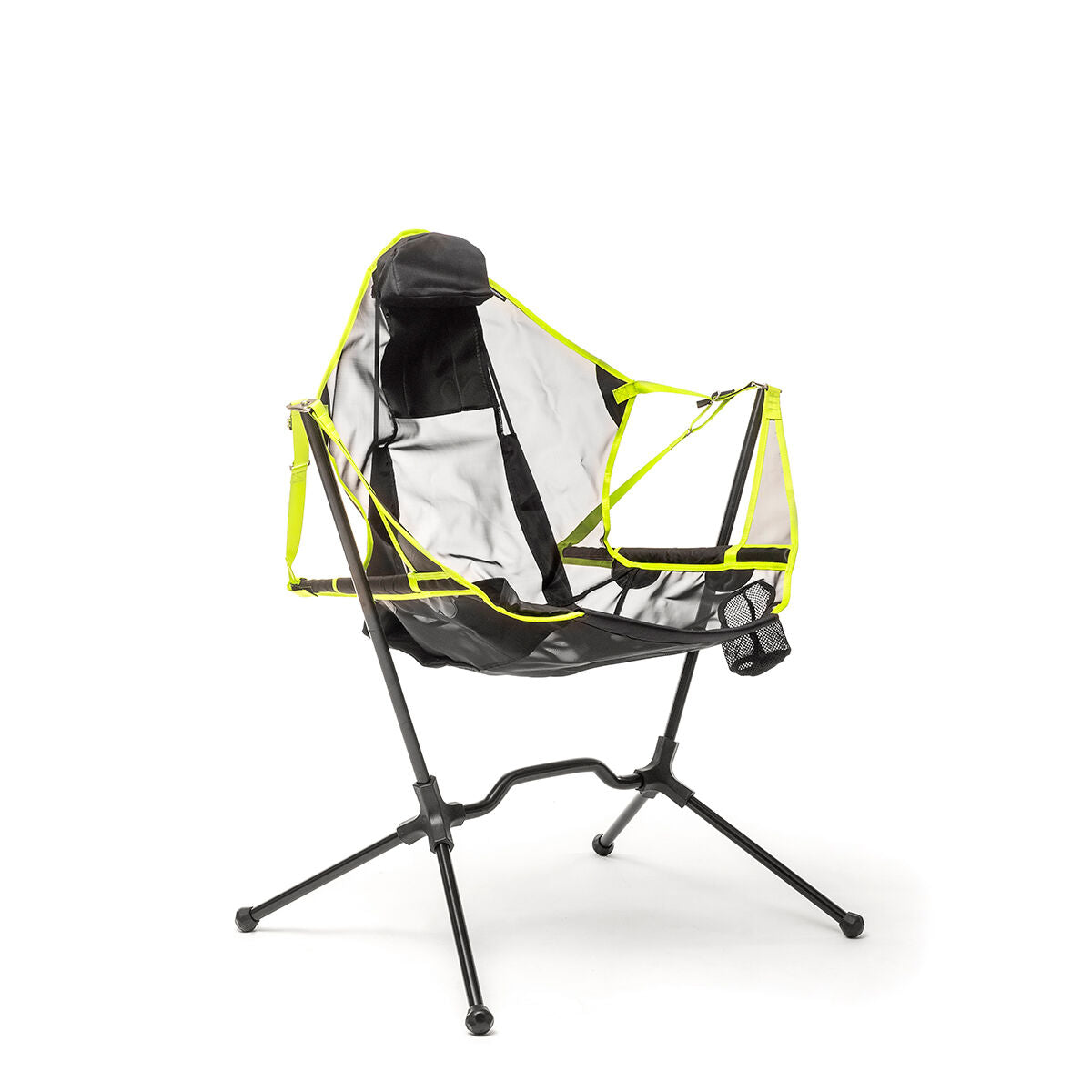 Hopfällbar campingstol med gungfunktion Kamprock InnovaGoods finns hos Aktivcamping