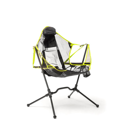 Hopfällbar campingstol med gungfunktion Kamprock InnovaGoods finns hos Aktivcamping
