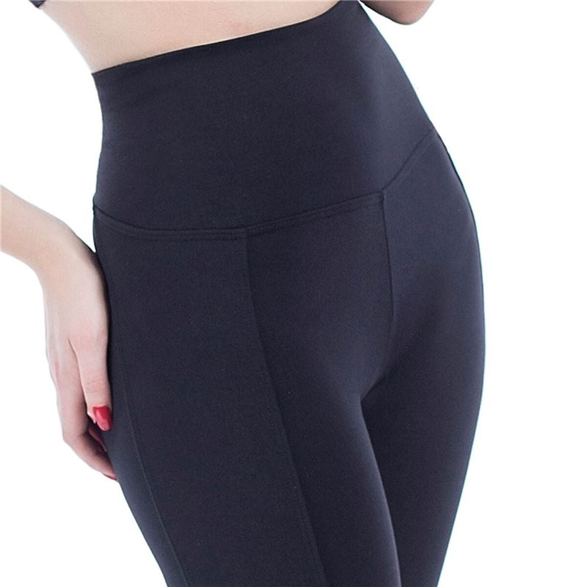 Sports leggings, Women's Divinas Apple Skin Happy Dance 2342ATC Black