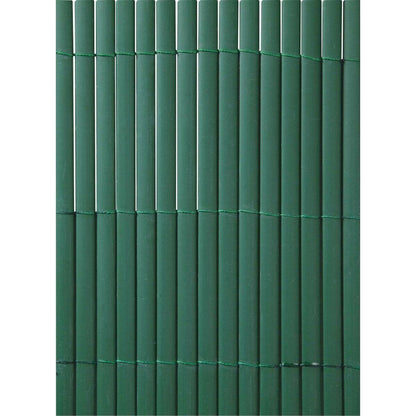 Privacy screen Rattan Nortene Plasticane Oval 1 x 3 m Green PVC