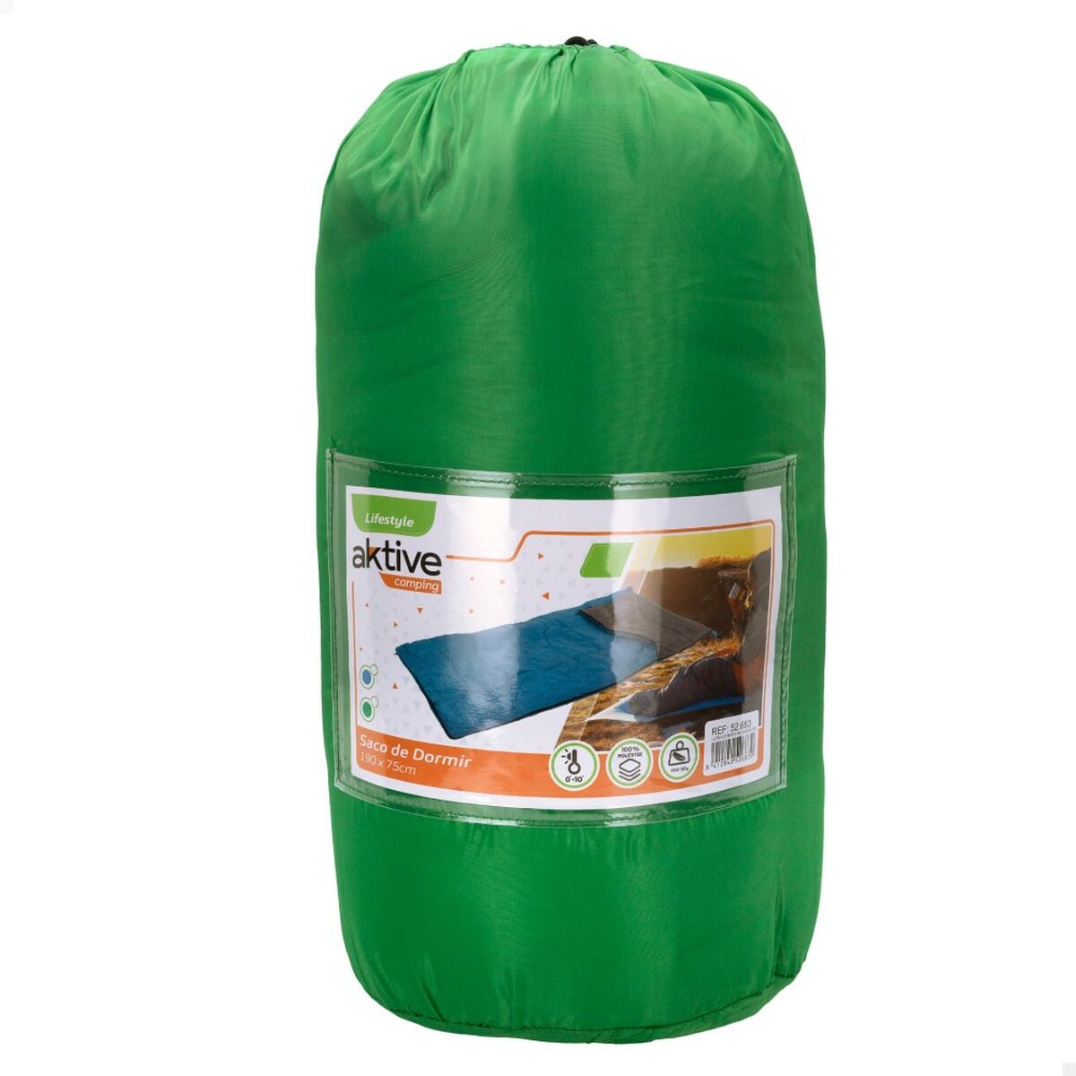 Sleeping bag Aktive 1 Mantel 190 x 2.5 x 75 cm (4 pieces)