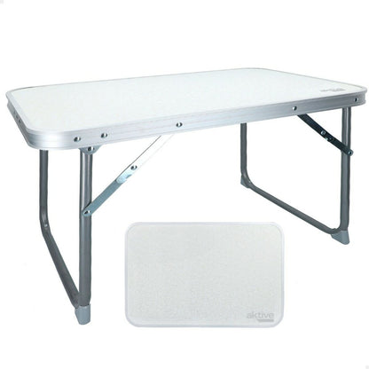 Folding table Aktive White 60 x 40 x 40 cm (4 pieces)